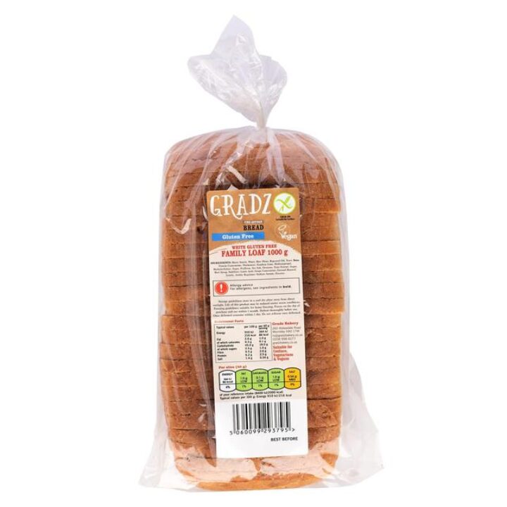 Gradz White Gluten Free Family Loaf