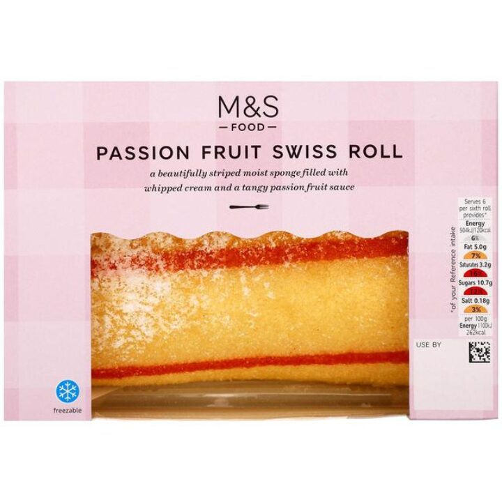 Passion Fruit Swiss Roll
