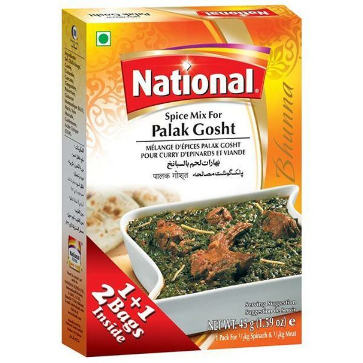 National Palak Gosht Masala