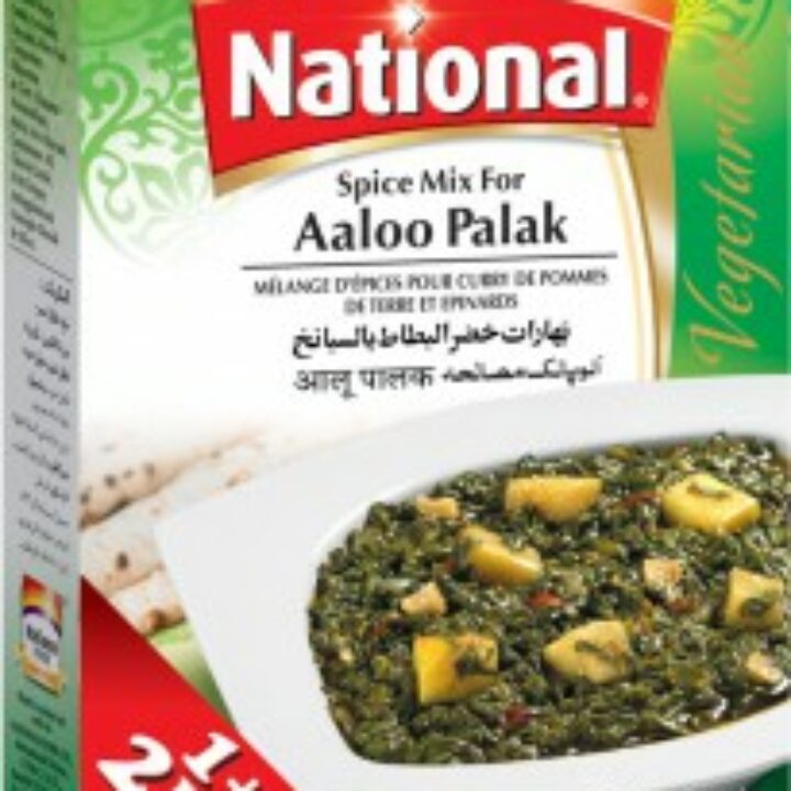 National Aaloo Palak Masala